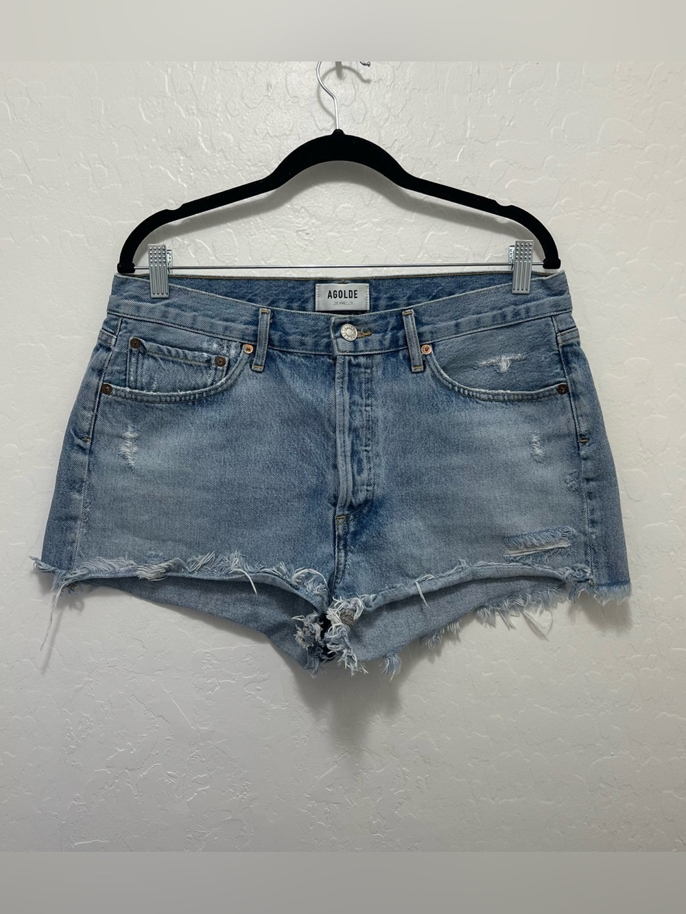 AGOLDE Parker Cut Off Shorts Size 30 / Distressed Relaxed Fit